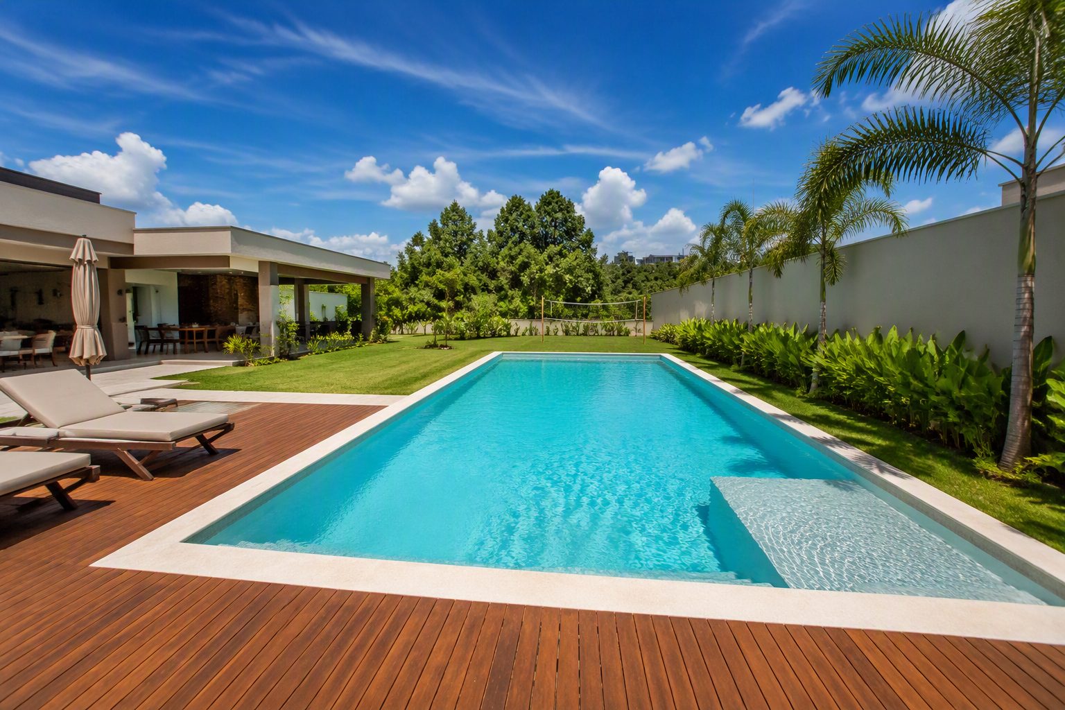 Piscinas de fibra